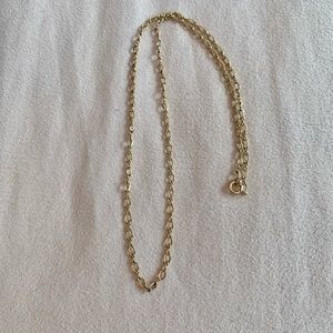 14K Solid Gold Figaro Chain